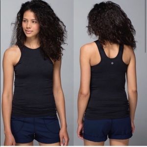 Lululemon seamlessly covered tank top Black Size 6 High Neck
